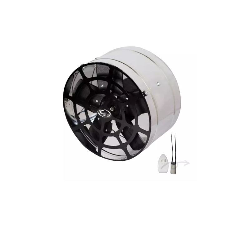 Exaustor Alta Vazão Inox 30cm Churrasqueira Coifa Lanchonete