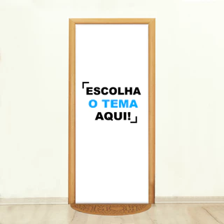 Capa de Porta Decorativa Tecido Sublimado 0,85x2,10 ESCOLHA O TEMA DENTRO DO NOSSO CATALOGO