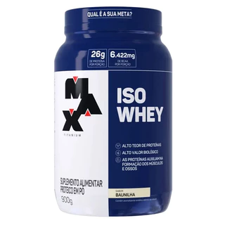 Iso Whey - Whey Isolada - 900g - Max Titanium