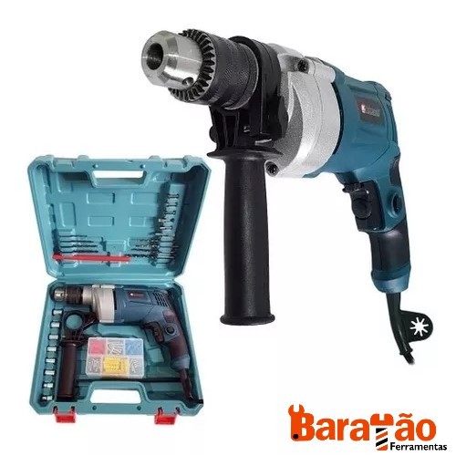 Furadeira De Impacto Com Auto Reverso 13mm 1100w Nk6013 Nakasaki