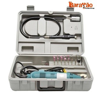 Mini/Micro Retifica Completa com 40 Peças Com Chicote E Maleta Sh tools ...