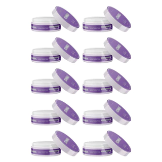 10 Uni Pasta Modeladora Incolor Uva Extra Forte 150g Gomma