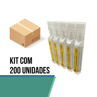 Soro Fisiológico Cloreto de sódio 0,9% 10ML kIT Flaconetes Limpeza Pele Lente de Contato Inalação Irrigação Nasal