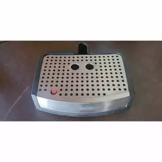 suporte de xícara com grade da cafeteira chef crema preta