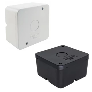 4X Caixa Plastica Organizadora p/ Camera Cftv C/ Parafuso e Vedação Stilus