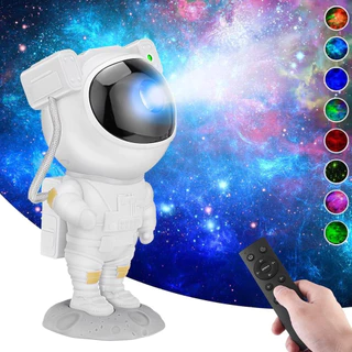 Astronauta Galaxy Projetor Noite Luz Céu Estrelado Estrela USB LED Lâmpada Do Quarto Com Controle Remoto