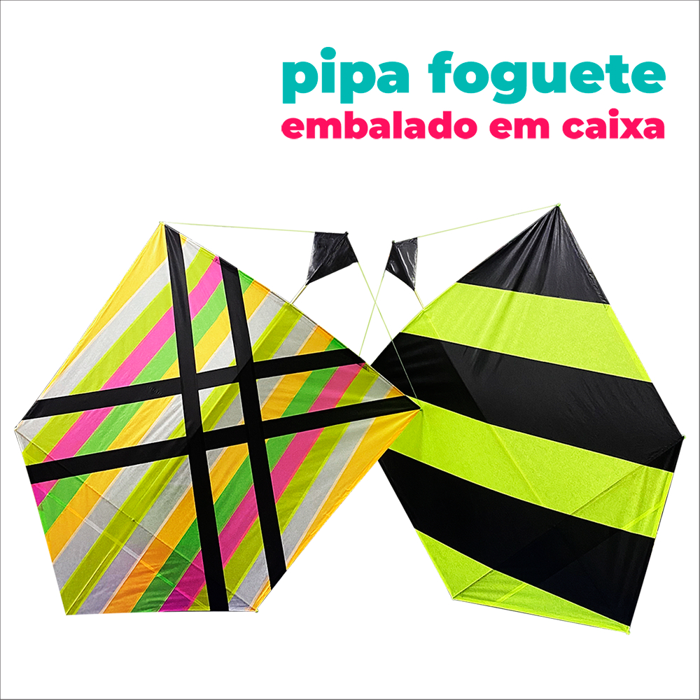 Pipa Foguete 80cm com bico