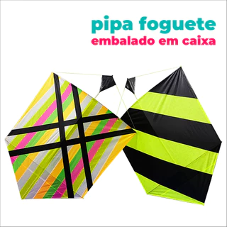 Pipa Foguete 80cm com bico