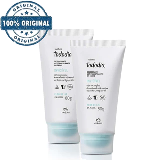 Natura Tododia Desodorante em Creme Flor de Lis Kit com 2 unidades