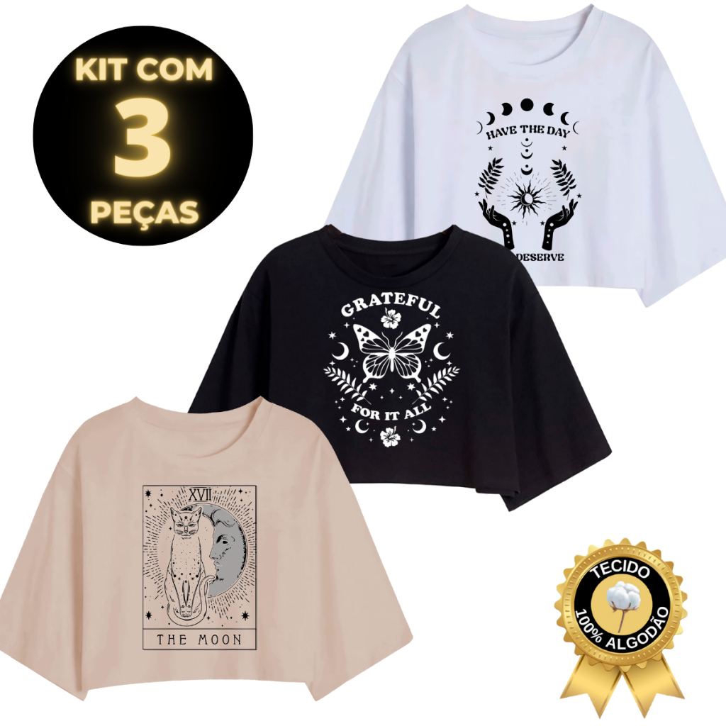 Mulher Primark Tops E T-Shirts  T-Shirt Estampado Stay Kind