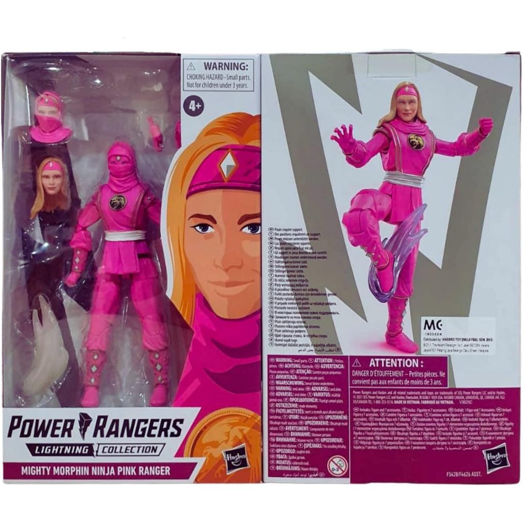 Power Ranger Rosa (Alternativa) - Mighty Morphin Ninja - Lightning ...