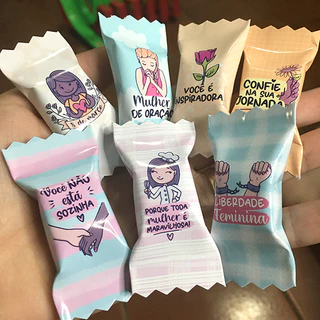 100 Balas Personalizadas - Dia das Mulheres - Mimo Lembrancinha em Oferta na Shopee