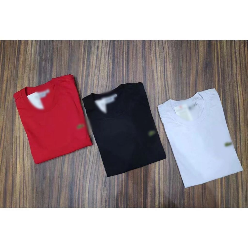 Camiseta Masculina Básica Bordada No Peito Slim Fit - Malha 30.1 Penteado