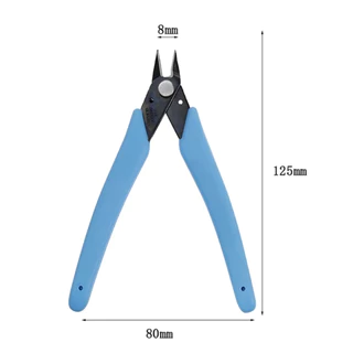 Alicate De Corte Rente Diagonal Corta E Decapa Fio Profissional ou Impressora 3d Filamento