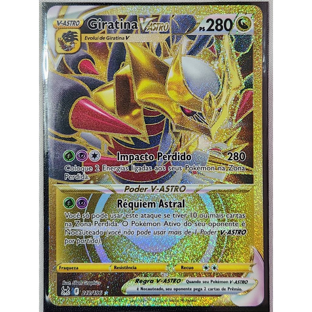 Carta Pokemon Giratina-V-ASTRO (212/196) EE11