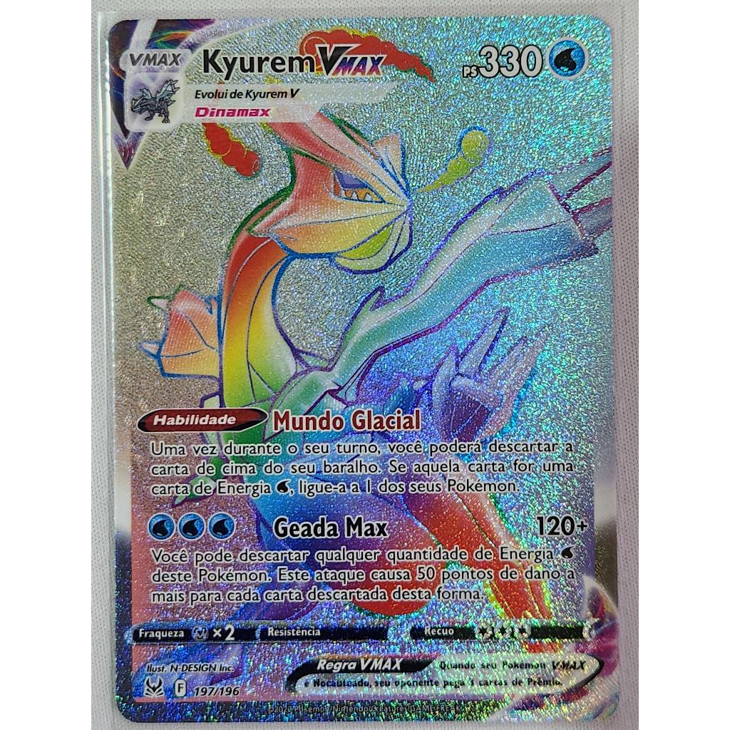 Carta Pokemon Kyurem-VMAX (197/196) EE11 | Shopee Brasil