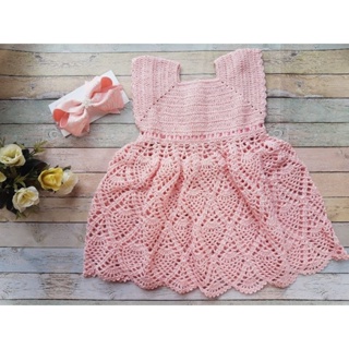 Vestidos de best sale croche infantil