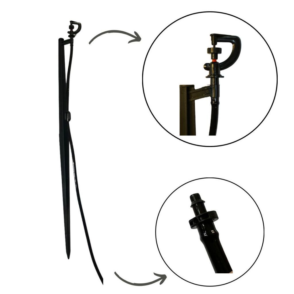 Kit Irrigação Com Micro Aspersores Bailarina- 5 pçs