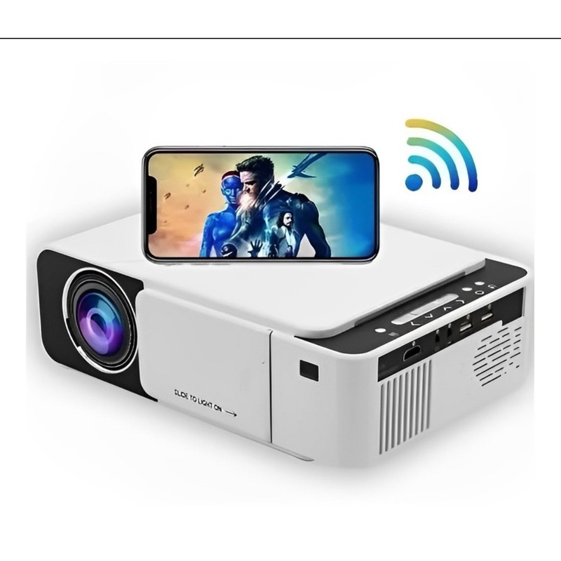 Projetor Led Espelhamento Celular Wifi 2500 Lúmens Hd Hdmi