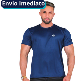 Camiseta Dry Fit Masculina Poliester Academia Corrida