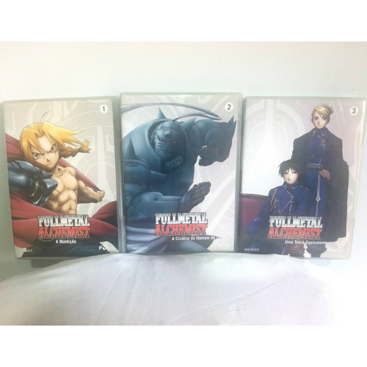 Dvd Fullmetal Alchemist Box 1 - Original Focus | Shopee Brasil