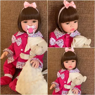 Bebê Reborn Realista + Corpo de Silicone