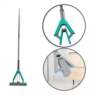 Mop Fácil Dobrável Com Espuma Absorvente Rodo para Limpeza