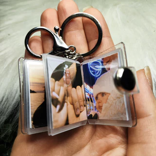 Chaveiro Mini Álbum com 15 Fotos + Capa Personalizada em Oferta na Shopee