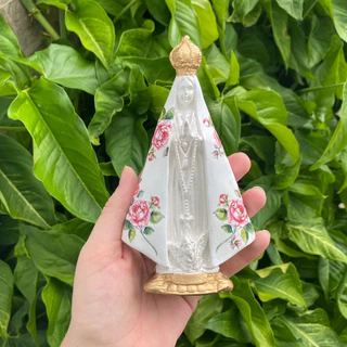 Nossa Senhora Aparecida 15cm Decoupage Delicada / Lembrança Batizado em Oferta na Shopee