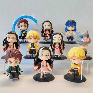 Action figures Demon slayer anime kimetsu no Yaiba tanjiro kamado nezuko inosuke zenitsu tomioka rengoku bonecos colecionaveis do desenho