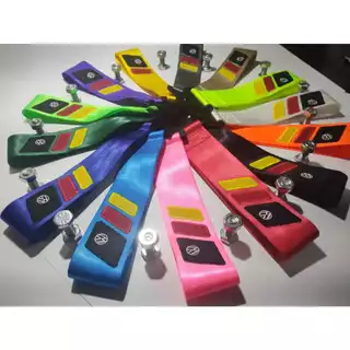 Tow Strap Volkswagen Bandeira VW Alemanha Hook Racing Fita Cinta De Reboque