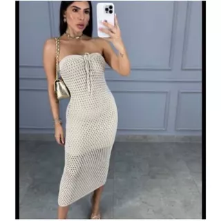 modal bianca vestido furado