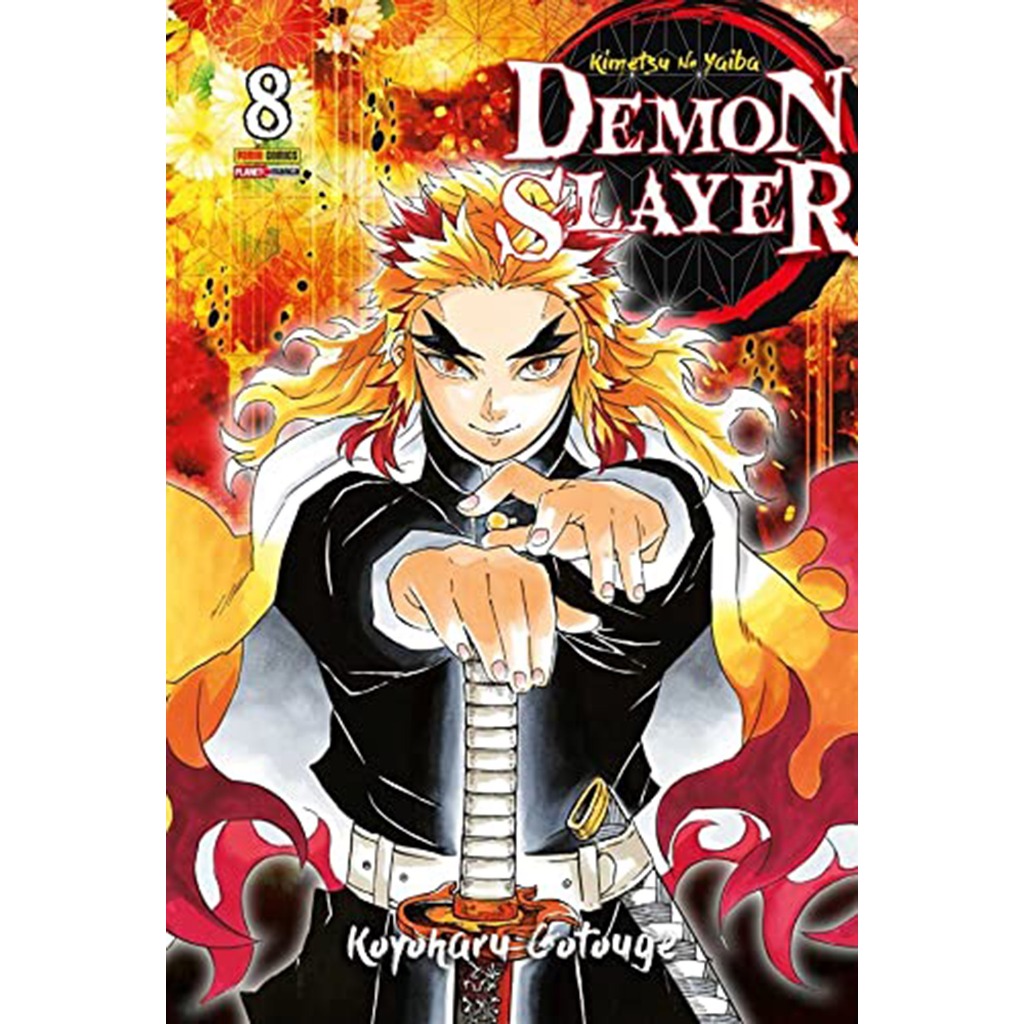 Mangá Demon Slayer - Kimetsu No Yaiba Vol. 8 | Shopee Brasil