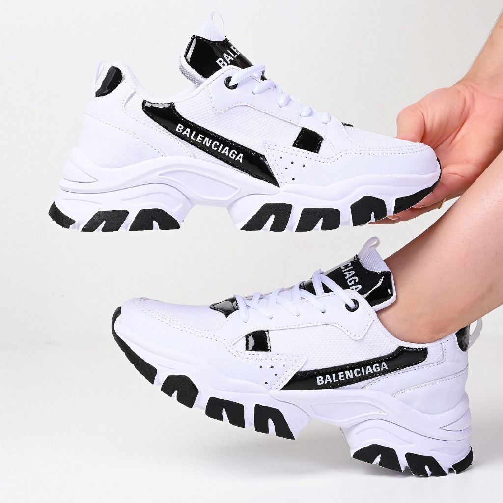 Tênis Feminino Casual Dia a Dia Rosa/Laranja/Preto/Bege 34 ao 39