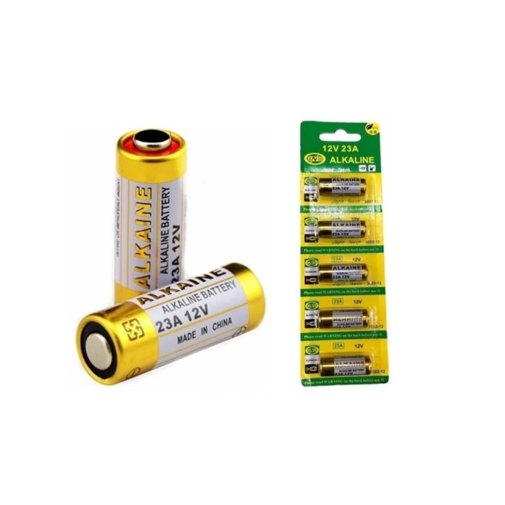 5 Pilhas Controle Portão Eletronico 23a 12v