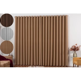 Cortina PREMIUM  6,00 x 2,50 - Decoração Quarto, Sala, Escritório Janela Inteira com Ótimo Caimento em Oferta na Shopee