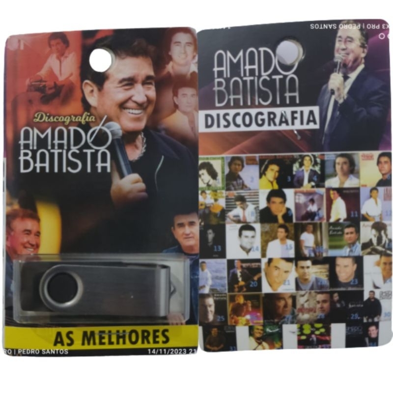 DISCOGRAFIA AMADO BATISTA | Shopee Brasil