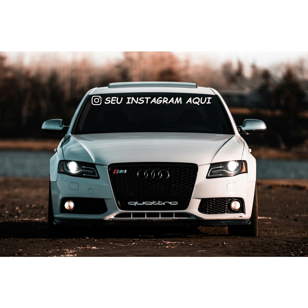 Adesivo Instagram Personalizado Para Parabrisa