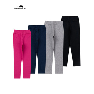 Kit com 4 calca legging infantil cotton atacado criança juvenil calças  leggings legue leg estampada lisa moda infantil calca menina calca juvenil  - START HAPPY - Calça Legging - Magazine Luiza