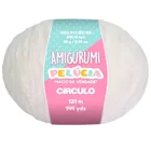 Linha Fio Amigurumi Pelúcia 131 metros Círculo Cartela Completa Cores Lisas - 01 Novelo