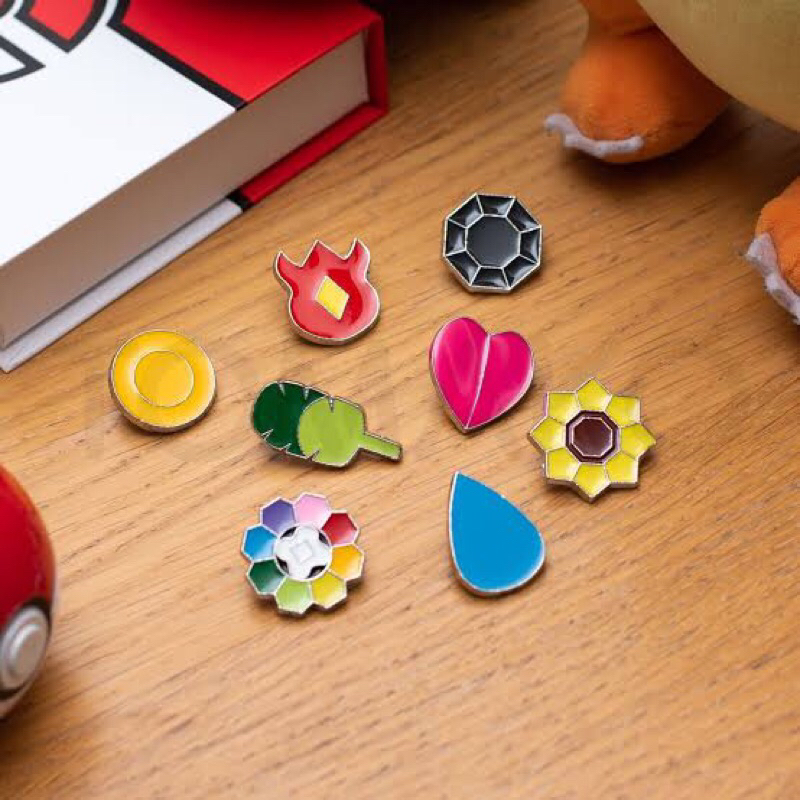 pin/broche insignias Pokémon de kanto unidade