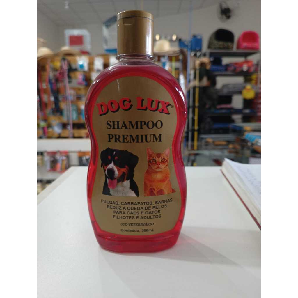 Shampoo Premium Dog Lux Mata Pulgas, carrapatos Anti Sarna