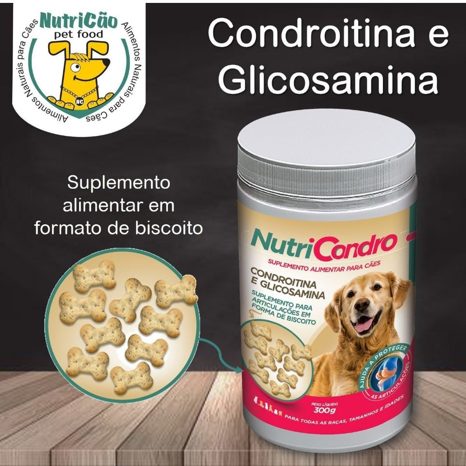 Nutricondro suplemento para articulações em biscoito da Nutricão para ...