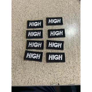Patch High bordado termocolante 10unidades