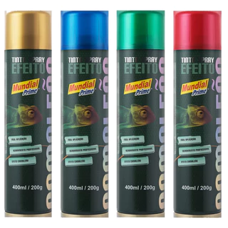 Tinta Spray Efeito Camaleão 400ml 200g Várias Cores - Mundial Prime