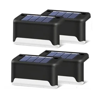 KIT Iuminaria Solar Sensor Balizador LED de LUZ QUENTE LEDPara Área Externa Coisas Diferentes para Casa MT078 (4)