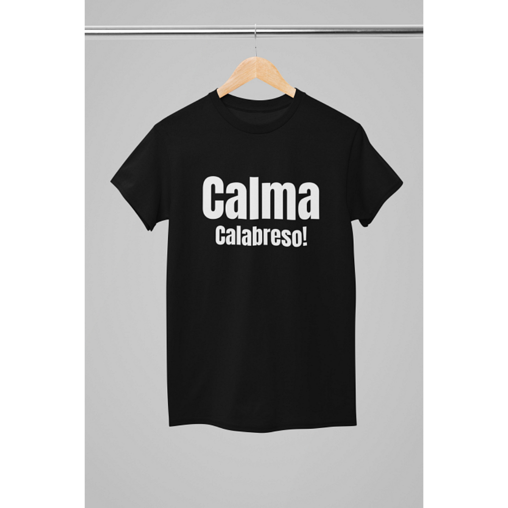 Camiseta Calabreso Engraçada Divertida BBB Série Unissex 100% Algodão Varias Cores Alta Qualidade