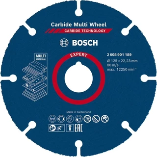 Disco de Serra Expert 125 MM Multi Material Carbide Multi Whell BOSCH