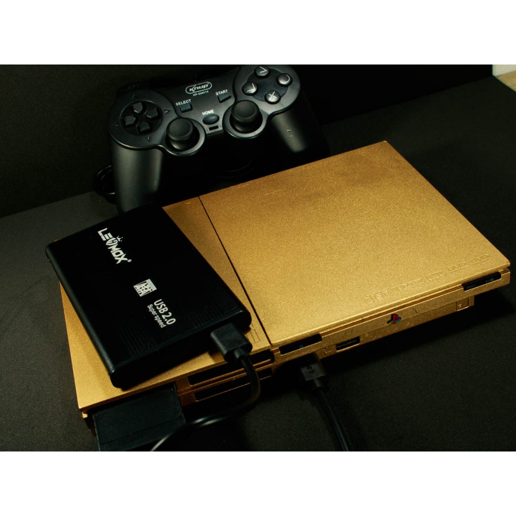 Sony Playstation 2 Slim + HD 320Gb Com 94 Jogos