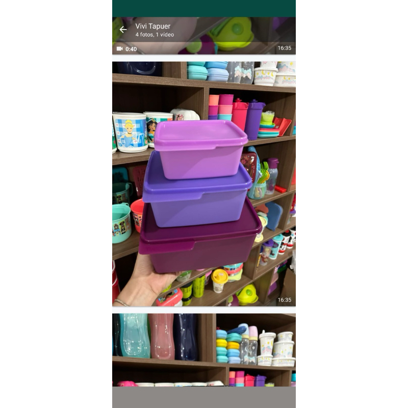1 kit tupperware | Shopee Brasil
